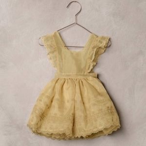 Noralee Citron "Provence" Dress Kids Size 6 Vintage Inspired Party Dress